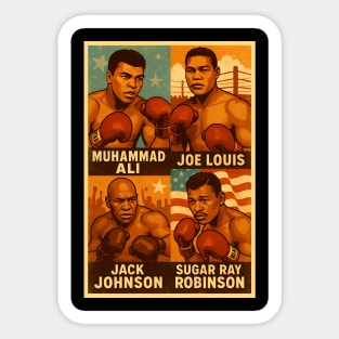 Boxing Legends Sticker